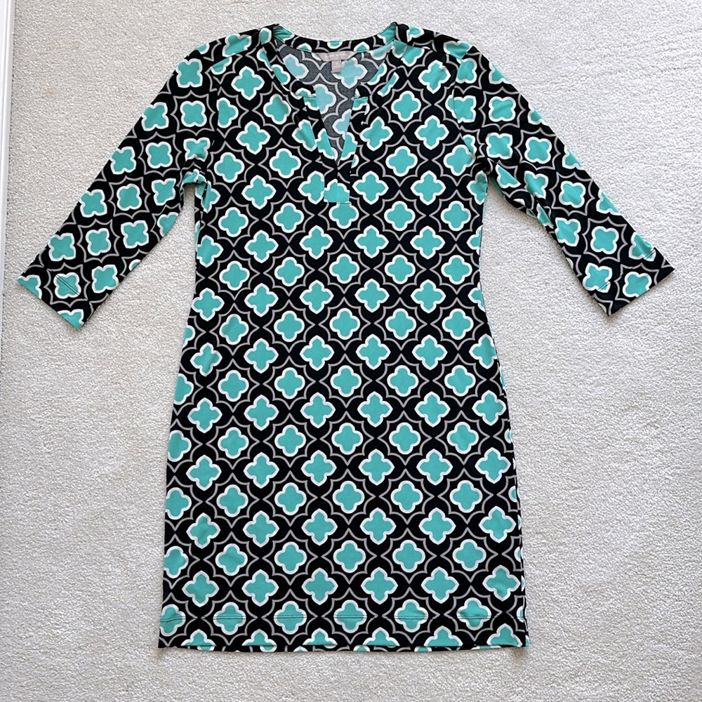Banana Republic Geometric Print Stretch Dress 💠